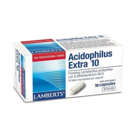 LAMBERTS ACIDOPHILUS EXTRA 10 MILK FREE 30CAPS