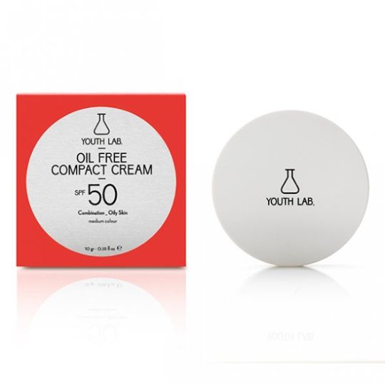 Youth Lab Oil Free Compact Cream Powder Spf 50 Medium 10gr