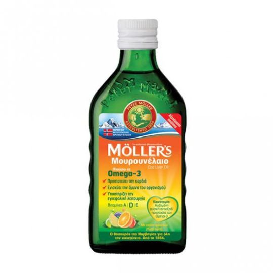 Moller’s Μουρουνέλαιο Tutti Frutti 250ml