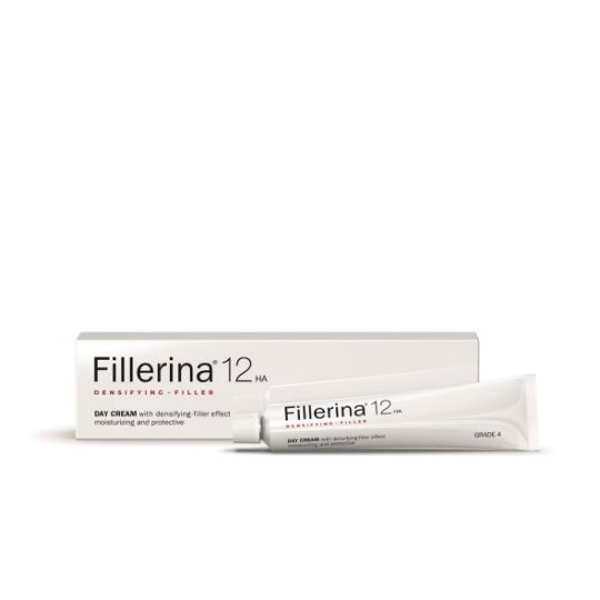 Fillerina 12HA Κρέμα Ημέρας διπλής εντατικής δράσης Αναπλήρωσης του δέρματος και Γεμίσματος των ρυτίδων -  Βαθμός 4 (50 ml)
