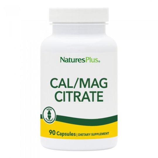 Nature's Plus Cal/Mag Citrate 90 φυτικές κάψουλες