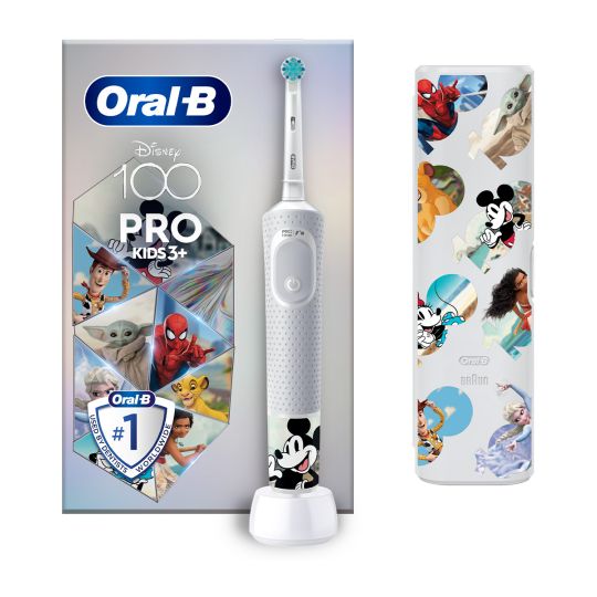 Vitality Pro Ηλεκτρική Οδοντόβουρτσα Disney Με Θήκη Ταξιδίου, Για Παιδιά 3+ Ετών