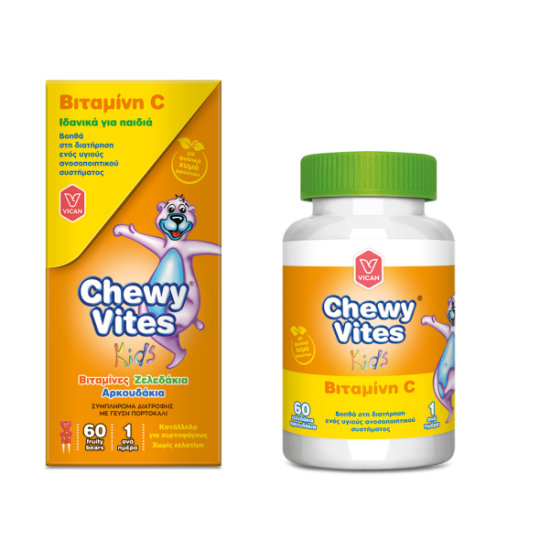 Vican Chewy Vites Vitamin C, 60 μασώμενα δισκία