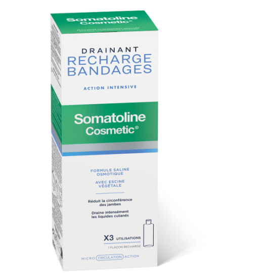 Somatoline Cosmetic Διάλυμα Επαναπλήρωσης για Επιδέσμους Αποσυμφόρησης - 400 ml 