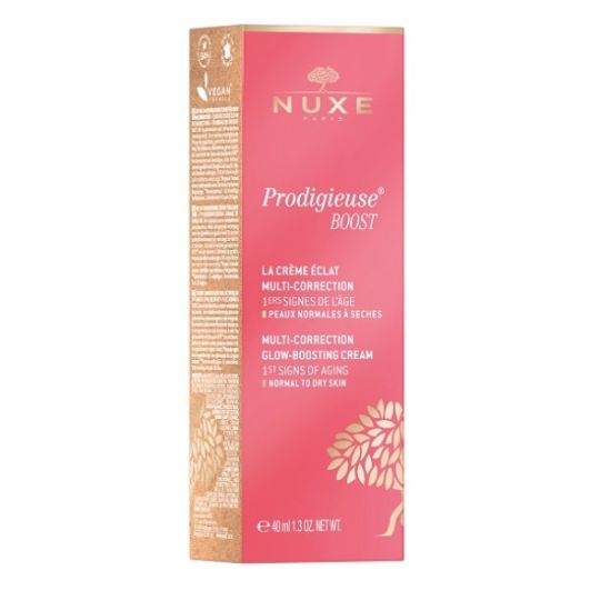 NUXE Prodigieuse Boost Day Silky Cream - Μεταξένια Κρέμα πολλαπλής δράσης για κανονική-ξηρή  επιδερμίδα 40ML
