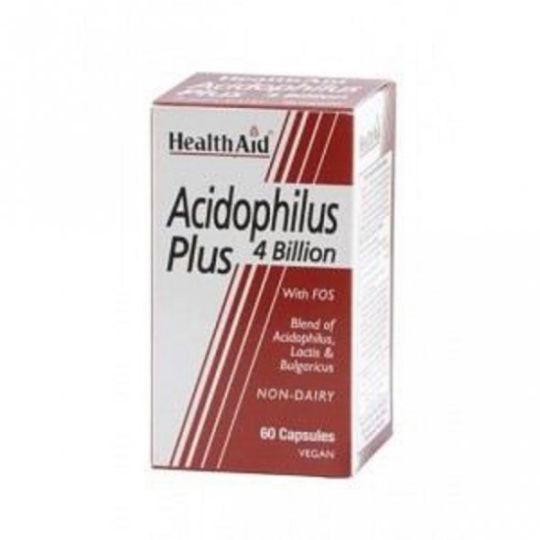 HEALTH AID ACIDOPHILUS PLUS 60CAPS 