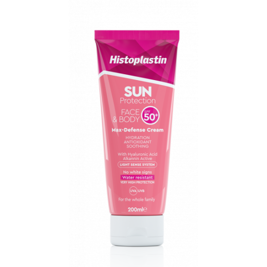 Heremco Histoplastin Sun Protection Face & Body Max Defense Cream SPF50 200ml
