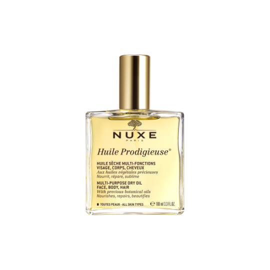Nuxe Huile Prodigieuse Multi-Purpose Dry Oil for Face,Body & Hair 100ml