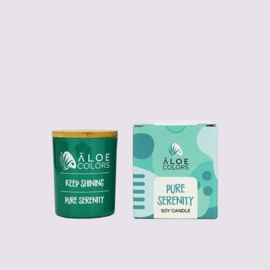 ALOE+COLORS CANDLE PURE SERENITY 150GR