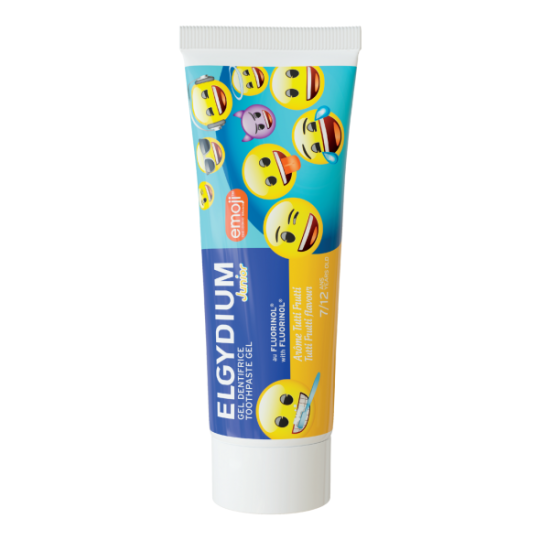 ELGYDIUM Junior EMOJI Tutti Frutti - Παιδική οδοντόκρεμα για ηλικίες 7 έως 12 ετών 50ml