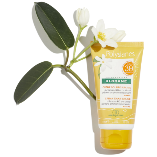 Klorane Polysianes Sublime Sun Cream for Face SPF30 50ml