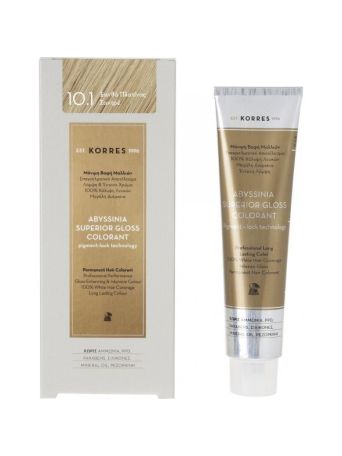 Korres Abyssinia Superior Gloss Colorant 10.1 Ξανθό Πλατίνας Σαντρέ 50ml