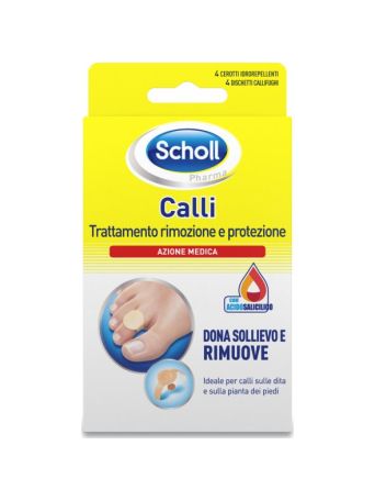 Scholl Σκληρύνσεις Αφαιρετικά Επιθέματα 4τμχ