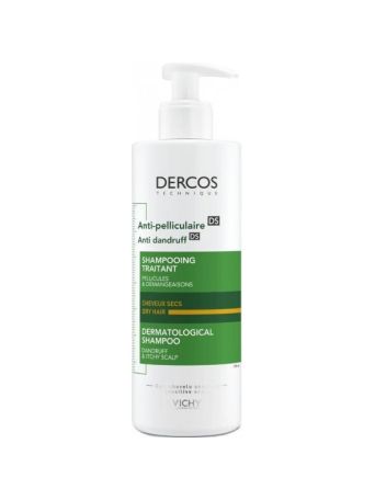 Vichy Dercos Anti-dandruff Dry Hair Shampoo Pump 390ml