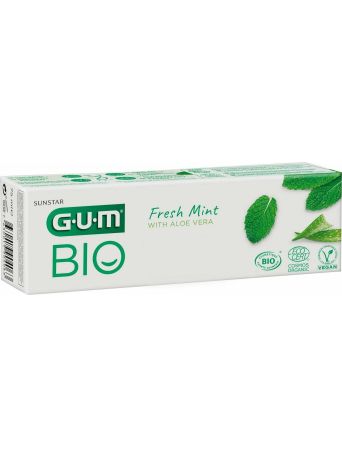 GUM Bio Fresh Mint Οργανική Οδοντόκρεμα με Αλόη 75ml