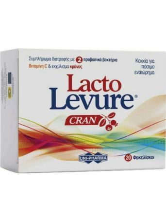 Uni-Pharma Lacto Levure Cran 20 φακελίσκοι
