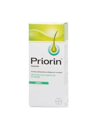 Priorin Σαμπουάν Καθαρισμού Για Λιπαρά Μαλλιά 200ml