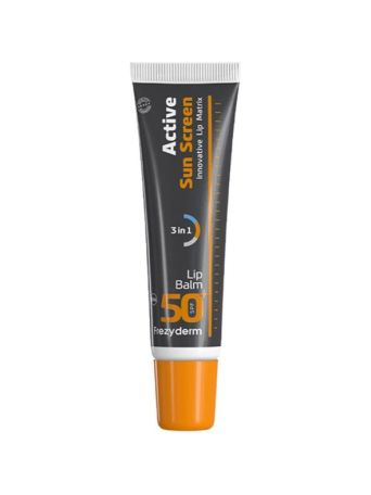 FREZYDERM ACTIVE SUN SCREEN LIP BALM SPF 50+ 15ML