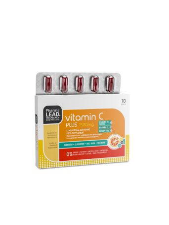 PHARMALEAD VITAMIN C PLUS 1500MG WITH QUERCETIN. ELDERBERRY AND HOLY BASIL TABS (10 ΤΕΜ.)