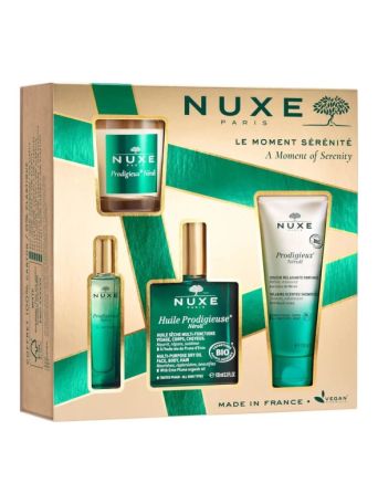 Nuxe Relaxing Prodigieux Neroli Σετ Περιποίησης για Ενυδάτωση με Αφρόλουτρο , Κερί & Λάδι Σώματος 215ml
