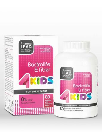 PHARMALEAD BACTROLIFE + FIBER 4KIDS GUMMIES (60 ΤΕΜ.)