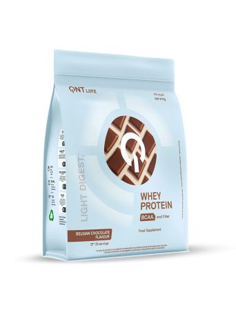 QNT LIGHT DIGESTTM WHEY PROTEIN BELGIAN CHOCOLATE 500G