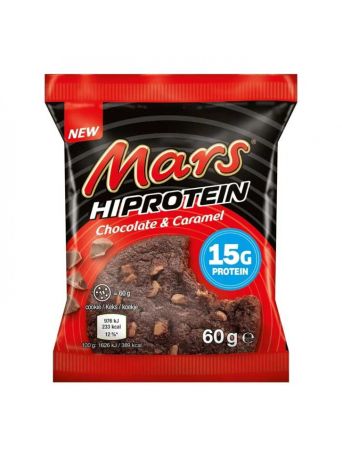 Mars Μπισκότα Πρωτεΐνης Hi-Protein με Κομματάκια Chocolate & Caramel 60gr