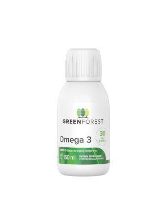 GREEN FOREST OMEGA 3 - LEMON FLAVOR - (EPA 320MG + DHA 440MG AT 5ML)  - ADULT 150ml