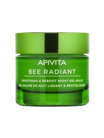 Apivita Bee Radiant White Peony & Patented Propolis Smoothing & Reboot Night Gel-balm 50ml