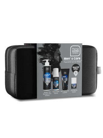 PharmaLead promo Men's Care Kit Shower Gel & Shampoo για τον Άνδρα 500ml & Face Cream & Hair Styling Gel 100ml -&Αποσμητικό Roll on 50ml & ΔΩΡΟ Νεσεσέρ
