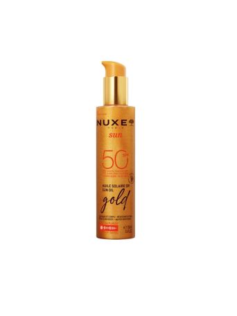 Nuxe Sun Oil Gold SPF50 Ιριδίζον Αντηλιακό Λάδι SPF50 150ml