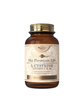SKY PREMIUM LIFE L-CYSTEINE 250MG WITH VITAMINS C. B6 60CAPS