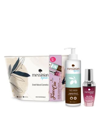 MESSINIAN SPA POCHETTE BIO LIFTING SERUM 30ML&FACE WASH 300ML