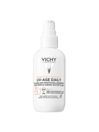VICHY Capital Soleil UV-Age Daily SPF50+ Maxi Μέγεθος Αντηλιακό Προσώπου Κατά της Φωτογήρανσης 80ml