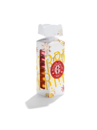 ROGER+GALLET  Εορταστικό Set με Τονωτικά άλατα μπάνιου 6 * 25g