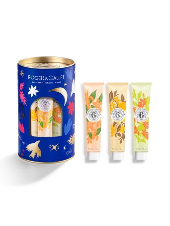 ROGER+GALLET PROMO XMAS Set με 3 Αναζωογονητικές Κρέμες Χεριών Néroli - Bois d'Orange - Fleur d'Osmanthus 3x30ml