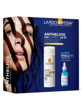 La Roche Posay Promo Anthelios Age Correct Spf50, 50ml & Δώρο Hyalu B5 Anti-Wrinkle Serum 10ml