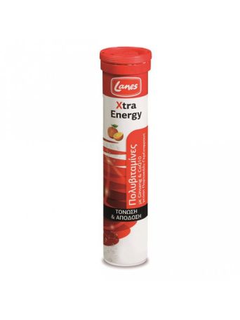 Lanes Πολυβιταμίνες Xtra Energy 20 αναβράζοντα δισκία