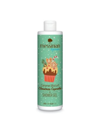 MESSINIAN SPA CARAMEL BISCUIT CHRISTMAS CUPCAKE SHOWER GEL 250ml