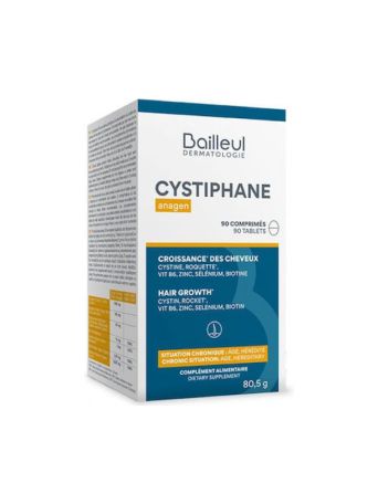 Bailleul Laboratoires Cystiphane Anagen Ειδικό Συμπλήρωμα Διατροφής 90 ταμπλέτες 1+1 Δωρο