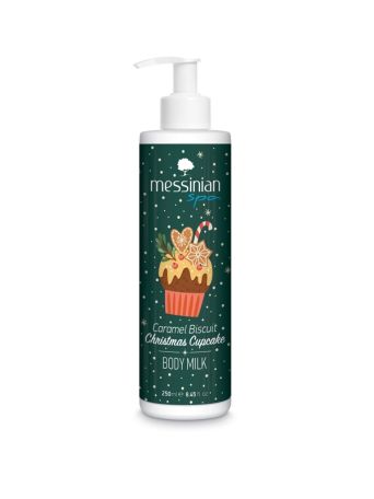 MESSINIAN SPA CARAMEL BISCUIT CHRISTMAS CUPCAKE BODY MILK 250ml
