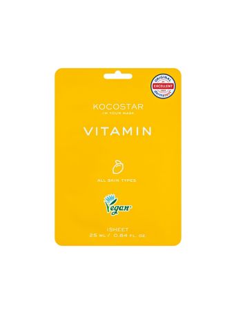 KOCOSTAR VITAMIN FACE MASK 1PC