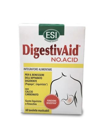 ESI HERB DIGESTIVAID ACID STOP 60TABS