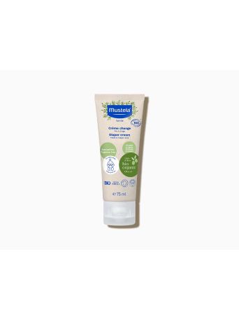 MUSTELA ORGANIC DIAPER RASH CREAM WITH OLIVE OIL AND ALOE 75ML