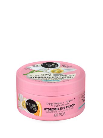 ORGANIC SHOP HYDROGEL EYE PATCH GLOW REVEAL AND ANTI-PUFFINESS. 60PCS