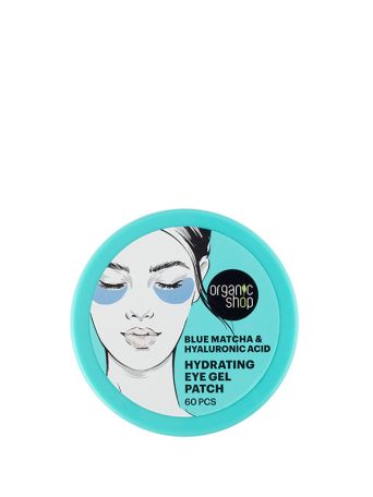 ORGANIC SHOP HYDRATING EYE GEL PATCH. BLUE MATCHA + HYALURONIC ACID. 60PCS