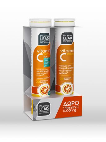 PHARMALEAD VITAMIN C 1500MG 20TABS PR(+VITAMIN C 1000MG 20TABS ΔΩΡΟ)