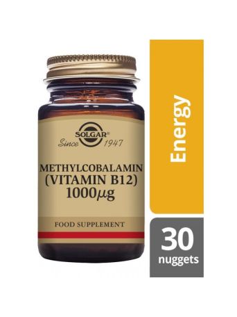 Solgar Methylcobalamin Vitamin B12 1000mcg 30 υπογλώσσια δισκία
