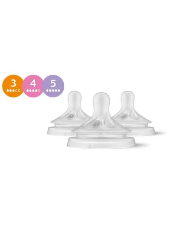 AVENT ΘΗΛΉ ΜΑΛΑΚΉΣ ΣΙΛΙΚΌΝΗΣ NATURAL RESPONSE ΣΕΤ 3ΤΜΧ