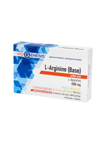 VIOGENESIS L-ARGININE [BASE] 1000 MG 30 TABS